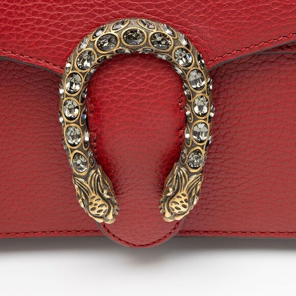 Gucci Leather Crystal Dionysus Medium Shoulder Bag - Picture 10 of 14